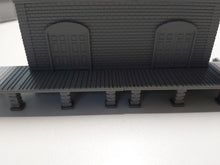 Load image into Gallery viewer, OO Gauge Railway Station Clock Tower Model Train Station Building with Platform