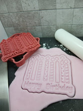 Load image into Gallery viewer, Happy Birthday Candles Cookie Cutter 3D Printed Biscuit Stamp Fondant Icing Cake