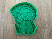 Load image into Gallery viewer, Grim Reaper Halloween 3D Printed Halloween Cookie Cutter Stamp Baking Tool