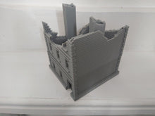 Load image into Gallery viewer, Ruined Large 3 Storey Town House Tabletop Destroyed Wargaming Buildings 28mm