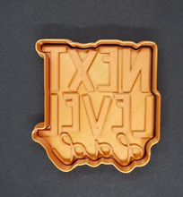 Load image into Gallery viewer, Next Level Dad Cookie Cutter 3D Printed Biscuit Stamp Fondant Icing Fathers Day
