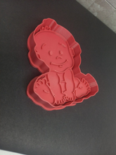 Load image into Gallery viewer, Baby Sitting Cookie Cutter 3D Printed Biscuit Stamp Fondant Baby Shower Cake