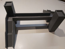 Load image into Gallery viewer, N Gauge Model Railway Station Platform Footbridge with Lifts Stairway Steps