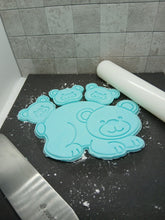 Load image into Gallery viewer, Mummy Bear and Baby Bears Cookie Cutter 3D Printed Biscuit Stamp Fondant Mothers