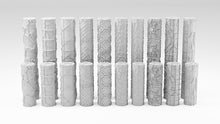 Load image into Gallery viewer, Texture Roller Sets for Wargaming Base Clay Polymer Building Walls or Floors Set 25