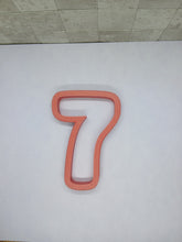 Load image into Gallery viewer, Seven 7 Seventh Birthday Number Cookie Cutter 3DPrinted Biscuit Fondant Icing2