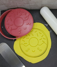 Load image into Gallery viewer, Doughnut Cookie Cutter 3D Printed Biscuit Donut Stamp Fondant Icing Cake Decor
