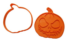Load image into Gallery viewer, Pumpkin Halloween 3DPrinted Cookie Cutter and Stamp Spooky Baking Tool