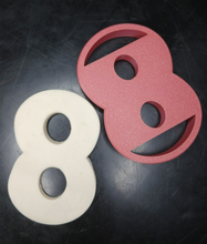 Load image into Gallery viewer, Eight 8 Birthday Number Cookie Cutter 3DPrinted Biscuit Fondant Icing Cake Decor0