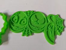Load image into Gallery viewer, Spider Web Jack O Lantern 3D Printed Halloween Cookie Cutter Stamp Baking Tool