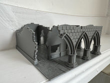 Load image into Gallery viewer, Remelle Archway Ruins Tabletop Terrain Wargaming Destroyed Buildings 28mm
