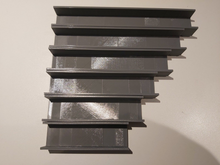 Load image into Gallery viewer, N Gauge Model Railway Station Platform Footbridge with Lifts Stairway Steps