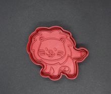 Load image into Gallery viewer, Lion Cookie Cutter 3D Printed Biscuit Stamp Fondant Icing Cake Decoration Animal
