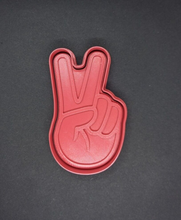 Load image into Gallery viewer, Peace Sign Cookie Cutter 3D Printed Biscuit Stamp Fondant Cake Decoration