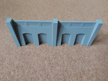Load image into Gallery viewer, OO Gauge Model Railway Arches Road Bridge Support Wall Sections Retaining Walls