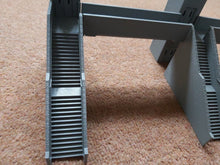 Load image into Gallery viewer, N Gauge Model Railway Station Platform Footbridge with Lifts Double Walkway
