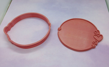 Load image into Gallery viewer, Hearts and Arrows Cookie Cutter 3D Printed Biscuit Stamp Fondant Icing Cake