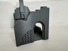 Load image into Gallery viewer, Destroyed 2 Storey Terraced House Ruins Wargaming Building 28mm