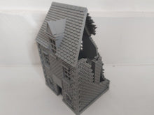 Load image into Gallery viewer, Small Ruined Town House Tabletop Terrain Wargaming Buildings 28mm