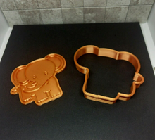 Load image into Gallery viewer, Elephant Cookie Cutter 3D Printed Biscuit Stamp Fondant Animal Cake Decoration