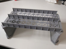 Load image into Gallery viewer, Long TT120 Gauge Twin Track Bridge Girder Support Piers Model Railway Track