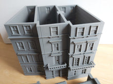 Load image into Gallery viewer, 28mm Townhouse Terraced House Style Flats Wargaming Building Tabletop Gaming