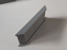 Load image into Gallery viewer, TT120 Gauge Twin Track Abutment Bridge Support Pier Model Railway Girder Brick