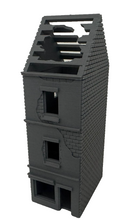 Load image into Gallery viewer, 28mm Destroyed Shop Retail Ruin - Destroyed Wargaming Tall Building Terrain0