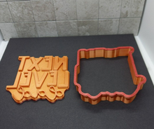 Load image into Gallery viewer, Next Level Dad Cookie Cutter 3D Printed Biscuit Stamp Fondant Icing Fathers Day