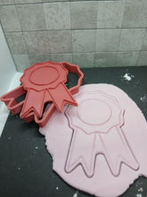 Load image into Gallery viewer, Rosette Cookie Cutter 3D Printed Award Biscuit Stamp Fondant Icing Cake Decorate
