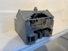 Load image into Gallery viewer, Ruined English Houses Victorian 28mm WW2 Tabletop Terrain Wargaming Buildings V2