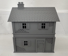 Load image into Gallery viewer, 28mm Rural Farm House Style Window Shutters Removable Roof Wargaming Building