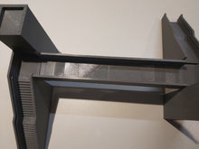 Load image into Gallery viewer, TT120 Gauge Model Railway Station Platform Footbridge with Lifts Stairway Steps