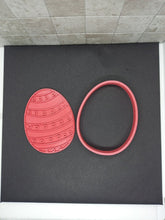 Load image into Gallery viewer, Spotty Easter Egg Cookie Cutter 3D Printed Biscuit Stamp Fondant Icing Cake