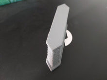 Load image into Gallery viewer, TT120 Gauge Twin Track Bridge Support Pier Model Railway Girder Support Stone