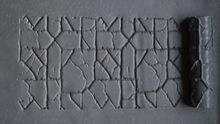 Load image into Gallery viewer, Texture Rollers Clay Polymer for Wargaming Base Concrete Wall Floor Patterns Set 7