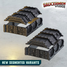 Load image into Gallery viewer, Fortified Military Barracks Bunker Battle Damaged Building Scenery Scatter Terrain 28mm 3D Printed