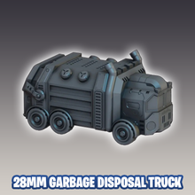 Load image into Gallery viewer, Garbage Disposal Truck for Sci-Fi Games Scatter Terrain 28mm 3D Printed