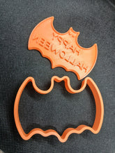 Load image into Gallery viewer, Happy Halloween Bat Cookie Cutter 3DPrinted Biscuit Stamp Fondant Decoration
