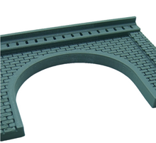 Load image into Gallery viewer, Stonework Detail Railway Tunnel TwinTrack N Gauge Model Train Portal Entrance