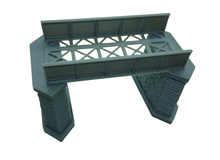 Load image into Gallery viewer, Girder Bridge N Gauge Single Track Model Railway Support Piers Stonework Detail