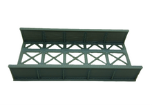Load image into Gallery viewer, Girder Bridge N Gauge for Model Railway Single Track Bridge.Sides & Deck Section