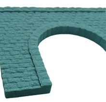 Load image into Gallery viewer, Stonework Railway Tunnel Single Track OO Gauge Model Train Portal Entrance