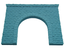 Load image into Gallery viewer, Stonework Railway Tunnel Single Track OO Gauge Model Train Portal Entrance
