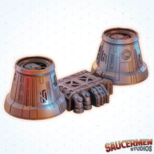 Load image into Gallery viewer, Industrial Refinery Platform Sci Fi Scatter Terrain for 28mm 32mm Heroic Scale