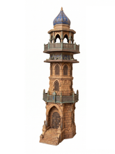 Load image into Gallery viewer, 28mm Arabic Desert Minaret Tower - Corsairs Korshadir Tabletop Wargaming Terrain
