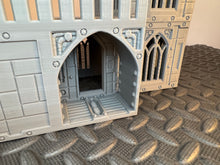 Load image into Gallery viewer, Grid City Gothic Command Post Sci Fi Building 28mm 32mm Terrain 3D Printed