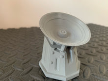 Load image into Gallery viewer, Radio Satellite Tech Scatter Pack Supply Depot Wargaming Sci-Fi 28mm 3D Printed