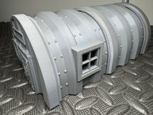 Load image into Gallery viewer, Military Barracks Prefab Nissen Hut - 3D Printed 28mm Wargaming Terrain Building