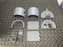 Load image into Gallery viewer, Military Barracks Prefab Nissen Hut - 3D Printed 28mm Wargaming Terrain Building
